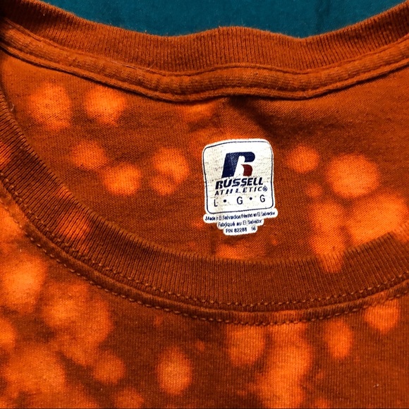 Aloha russell Hawaii T shirt orange - Picture 2 of 3